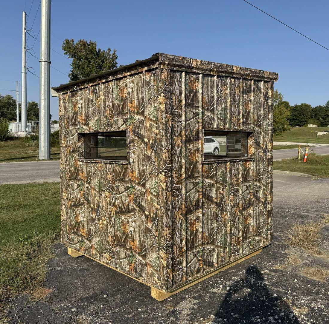 6'×6' Camo Steel Hunting Blind