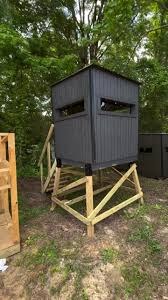 5×6 Elevated Hunting Blind — 6 ft Stand