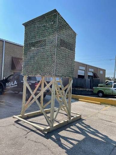 4'×6' Tower Blind Package + 12-ft Tower