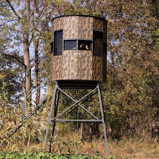 6'×6' Tower Blind Package + 10-ft Tower